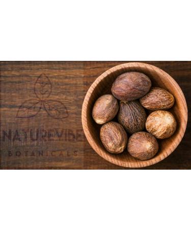 Naturevibe Botanicals Organic Nutmeg Whole 1.76oz (50gm) | Non-GMO, Gluten Free Indian Spice - Buy Online on SooperMarket.com