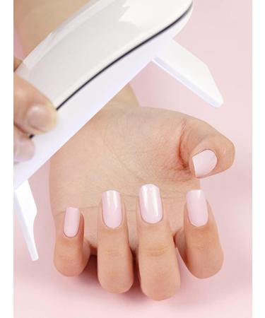 Kalolary 20PCS Nail Gel Polish Strips - Light Pink | Self-Adhesive Wraps for Cured Gel Nails | Nail Stickers Decals - UV/LED Lamp Required - Buy Online on SooperMarket.com