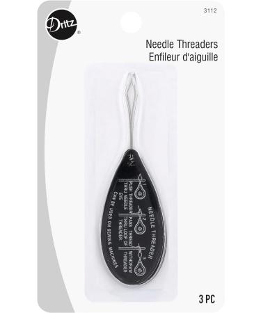 Dritz 3-Pack Black Needle Threaders - Easy Thread Sewing Accessories - Buy Online on SooperMarket.com