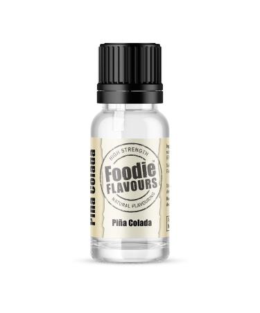 Foodie Flavours Natural Pina Colada Flavouring Alcohol Free High Strength - 15ml