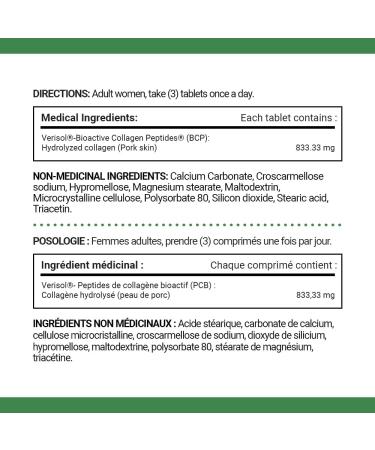 Nature's Bounty Bioactive Collagen 2500mg Peptides Helps Reduce Wrinkles Clinically Studied 150 Count - Buy Online on SooperMarket.com