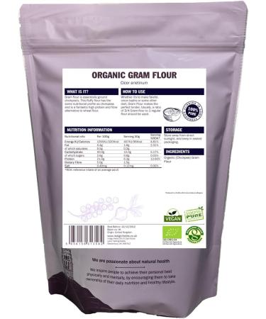 Indigo Herbs Organic Gram Flour 1kg - Buy Online on SooperMarket.com