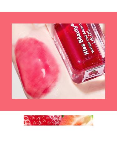 Fruit Pearlescent Plumping Lip Oil Kit - Strawberry Lip Gloss with Long-Lasting Hydration and Nourishment - Buy Online on SooperMarket.com