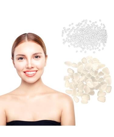Tooth Repair kit Filling The Missing Broken Tooth and Gaps,Moldable Fake Teeth and Thermal Beads Replacement Kit Regain Confidence Smile(Yellow-A1)