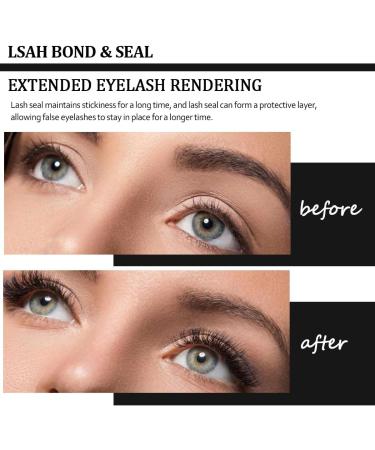 Qiveaory Lash Bond and Seal Kit 3Pcs DIY Lash Extension with Waterproof Lashe Cluster Glue 72h Hold and Seal Lash Remover Tweezers for Eyelash Extensions Beginners Self Use at Home - Buy Online on SooperMarket.com