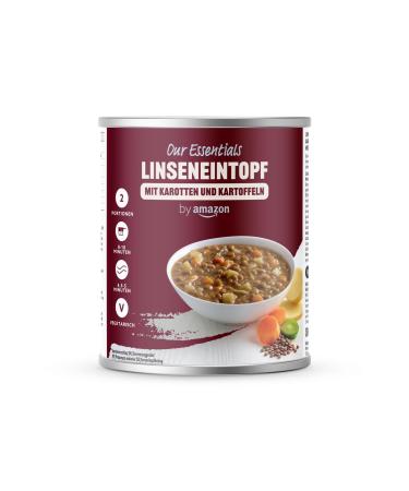 by Amazon Lentil stew with carrots and potatoes vegetarian 800g Lentil stew vegetarian