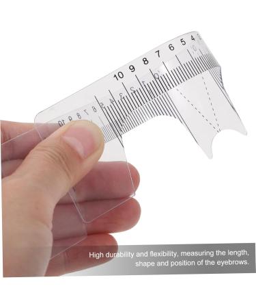 WOFASHPURET 10pcs Eyebrow Design Ruler Beauty Tools Brow Ruler Sticker Eyebrow Shape Face Ruler Measurer Shaping - Buy Online on SooperMarket.com