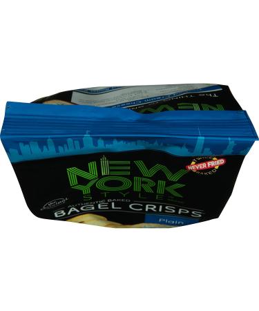 New York Style Bagel Crisps - Plain Flavor - 7.2 oz | Delicious Snack for Every Day - Buy Online on SooperMarket.com