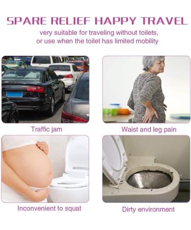 Female Urination Device - Silicone Funnel Urine Cups for Women | Portable & Reusable Pee Funnel for Outdoor Activities & Camping (Fuchsia Purple) - Buy Online on SooperMarket.com