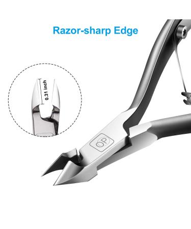 opove X7 Space Gray Cuticle Trimmer - Stainless Steel Nippers for Manicure & Pedicure - Buy Online on SooperMarket.com