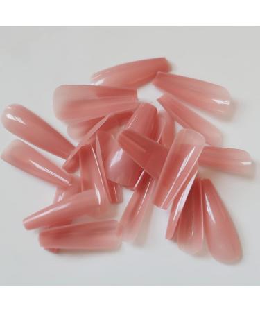 240pc Soft Gel Ballerina Coffin False Nails Set - Full Cover Colored Acrylic Nail Tips for Manicure Decor - Buy Online on SooperMarket.com