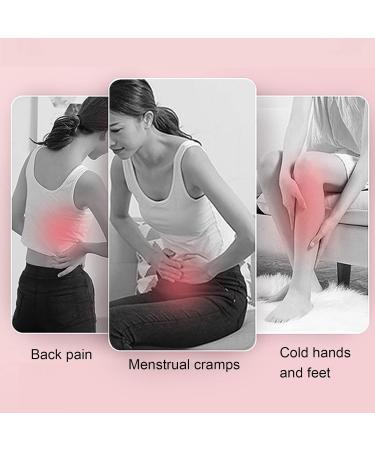 Shop Electrical Heating Pillows for Menstrual Relief | Adjustable Vibration Abdominal Massage Belt in Pink - Buy Online on SooperMarket.com