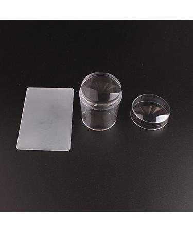 Premium Nail Art Sticker Set for Women - Party Decor & Silicone Stamp Tool - Blue | DIY Home Nail Design - Buy Online on SooperMarket.com