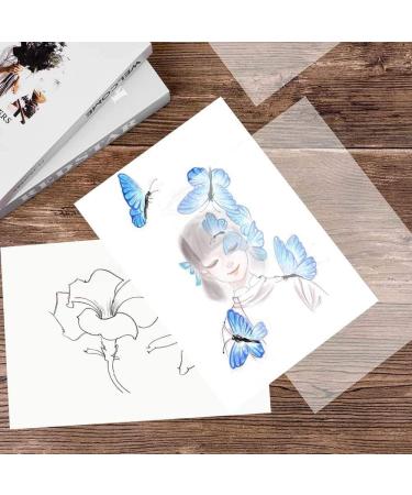 Vellum Paper  Cridoz 50 Sheets Vellum Transparent Paper 8.5 x 11 Inches Translucent Clear Paper for Printing Sketching Tracing Drawing Animation - Buy Online on SooperMarket.com