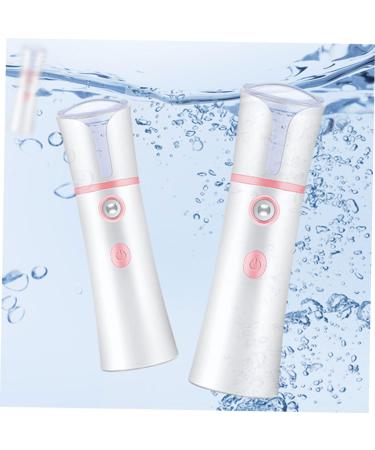 Baluue 1pc White USB Face Humidifier Pore Cleaner Small Humidifier Plant Facial Mister Sprayer 14.1x4cm - Buy Online on SooperMarket.com
