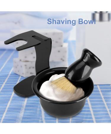 Akozon Shaving Tools Set - 3 PCS Professional Men's Shaving Brush Stand & Bowl for Ultimate Grooming Experience - Buy Online on SooperMarket.com