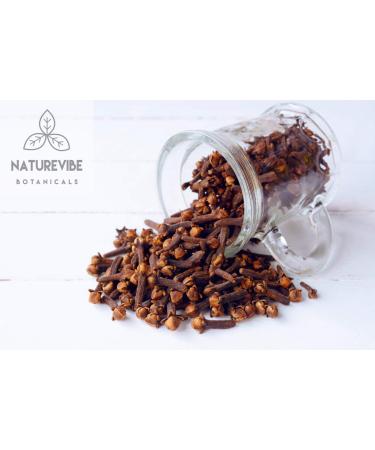 Naturevibe Botanicals Organic Clove Buds 3.53oz - Non-GMO, Gluten Free Indian Spice (100gm) - Buy Online on SooperMarket.com