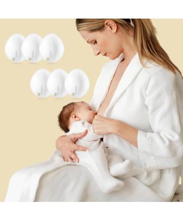 First Days Maternity Reusable Breast Pads - Extra Large Organic Cotton Washable 6-Pack for Breastfeeding - Buy Online on SooperMarket.com