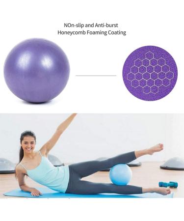 XIECCX Mini Yoga Ball 9 Inch - Home Exercise Pilates Therapy Balance Ball for Core Training - A-purple - Buy Online on SooperMarket.com