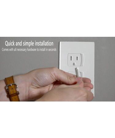 8 Pack Upgraded Self Closing Electrical Outlet Covers | Baby proofing Safety Universal Wall Socket Plate | Automatic Sliding Cap Cover Standard Wall Outlet Covers (8 Pack) - Buy Online on SooperMarket.com