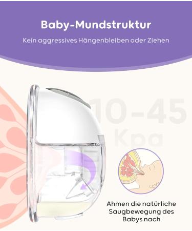 Nuliie Portable Electric Milk Pump S32 - 4 Modes 9 Steps 24mm Flange with LED Display + Extra 18mm & 21mm Flanges & Duck Valves (2 Pack) - International Shipping Available - Buy Online on SooperMarket.com