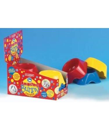 CLASSIC Colourtone Plastic Bunny Food Dish 150mm DCse 12