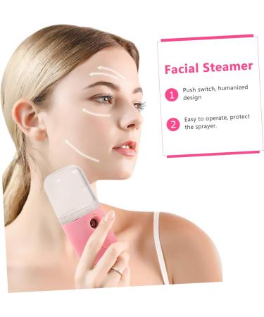 Mini Humidifier Steamer Pot Mini Home Humidifier Hot Face Sprayer Face Steamer Spray Meter Make up - Buy Online on SooperMarket.com
