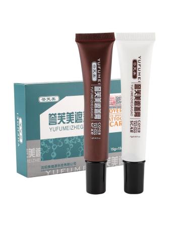 Waterproof Scar & Tattoo Concealer Set for Flawless Coverage - Makeup Primer & Contour Cream - Buy Online on SooperMarket.com