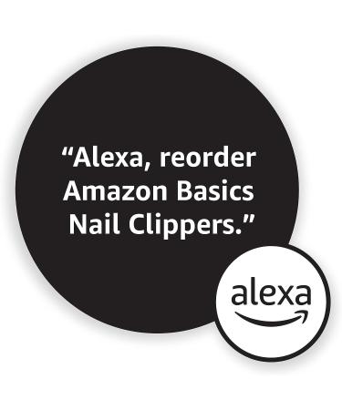 Amazon Basics Toenail Clippers with Comfort Grip - Precision Nail Trimming Tool - Buy Online on SooperMarket.com