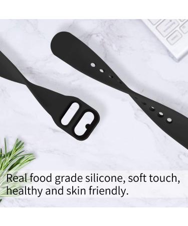 Adjustable Soft Silicone Band for Samsung Galaxy Fit SM-R370 - 1 Pack Black - Buy Online on SooperMarket.com