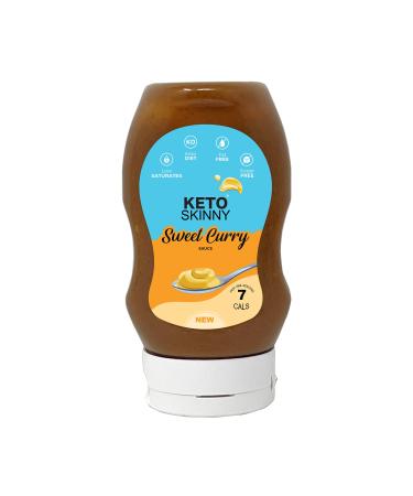 Keto Skinny Sweet Curry Sauce 300ml - Low Carbohydrates Everyday Vegan Curry Sauce - No Artificial Flavors Zero Calorie Sugar Free Low Carb Diet Sauce Sweet Curry 300 ml (Pack of 1)
