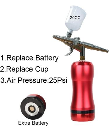 Handheld Paint Sprayer Air-Brush Compressor High Pressure Psi AirbrushCosmetics Cake Cookies Facial Beauty Care Make Up Craft Home DIY - Buy Online on SooperMarket.com