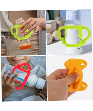 ibasenice 8 Pcs Silicone Bottle Handle Silicone Bottle Handle Bottle Grip Handle Nursing Bottle Handle Bottle Handles Milk Child Feeding Bottle 13.00X7.00X6.50CMx4pcs Assorted Colorx4pcs - Buy Online on SooperMarket.com