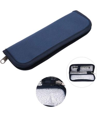 Diabetic Insulin Cooler Bag - Portable Travel Case for Insulin Pen & Supplies (Dark Blue) - Buy Online on SooperMarket.com