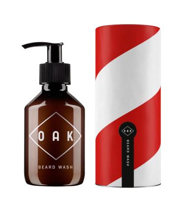 Oak Beard Wash Bartshampoo Bart soap (200 ml): Gently cleans refreshing.Natural beard care for men with 3-day beard to full beard.