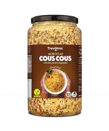 Trevijano Moroccan Couscous with Dehydrated Vegetable Flavour Spice cou Pack 1kg