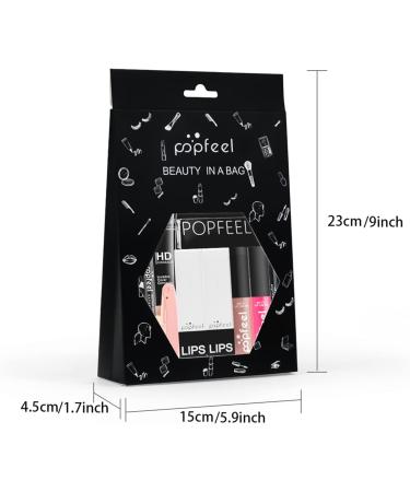 RoseFlower 12 Pcs Professional Makeup Set with Gift Bag - Full Cosmetics Starter Kit for Women | Concealer, Eyeshadow, Lipstick, Blush Palette - Ideal Birthday & Xmas Gift - Buy Online on SooperMarket.com