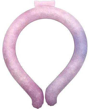 Neck Cooler Ring Wraps | Neck Cooling Wraps for Summer Heat Cooling Neck Ring Ice Cooling Neck Tube Cooling Collar for Powder Gradient Small - Buy Online on SooperMarket.com