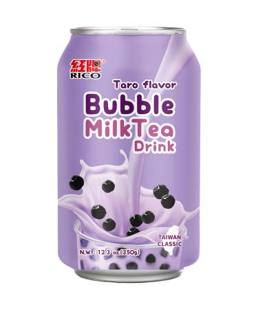 RICO - Bubble Milk Tea Drink Taro - 1 X 350 ML Taro 1-Pack