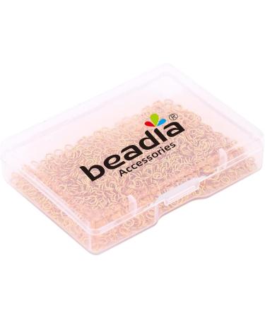 Beadia 18K Gold Plated Jump Rings 3mm 1200pcs for Non Tarnish Jewelry Making - Gold - Buy Online on SooperMarket.com
