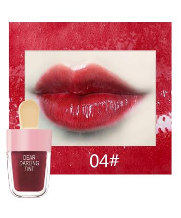 Ofanyia Ice Cream Lip Gloss Set - 5 Colors, Long Lasting, Waterproof & Non-Stick Cup - Liquid Lipstick Kit - Buy Online on SooperMarket.com