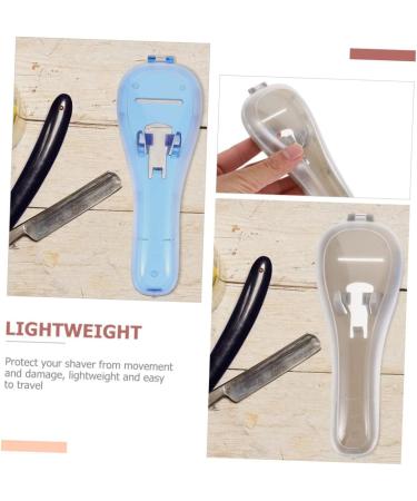Magiclulu 4-Piece Razor Storage Box Set | Baby & Men's Shaving Cases | Travel Containers | Compact 16.5x6x3.5cm | Blue - Buy Online on SooperMarket.com