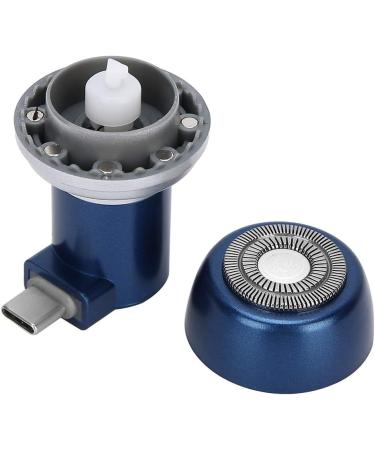 Buy Practical Beard Shaver - Magnetic Adsorption Trimmer for Home & Travel (Blue Type C Interface - Buy Online on SooperMarket.com