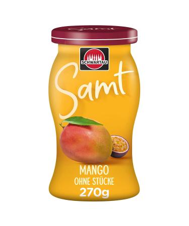 Schwartau Samt Mango fruit spread without pieces & seeds 270g 270 g (1 pack) Mango