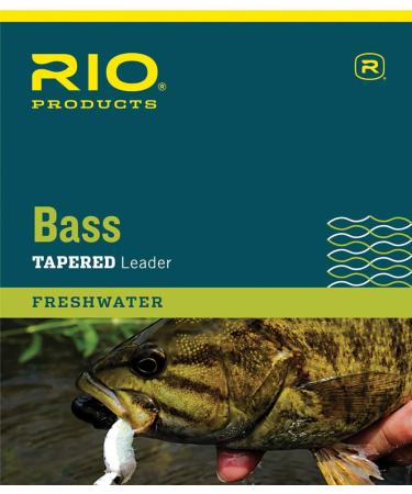 RIO Products Leaders Bass Leaders 9' 12Lb 3 Pack, Clear