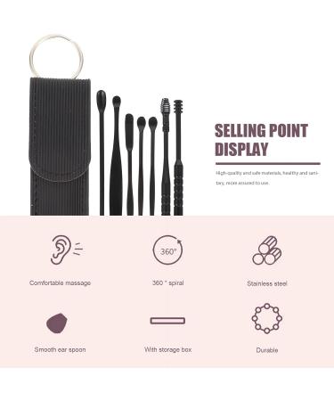 Healeved 7PCS Ear Cleaning Kit - Ear Wax Tool Set for Gentle Ear Cleaning - Buy Online on SooperMarket.com
