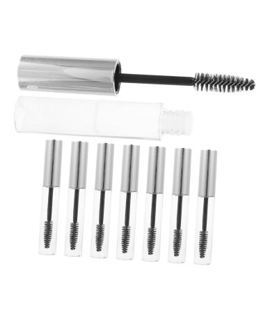 PLAFOPE 8pcs Mascara Empty Tube Empty Mascara Tube and Wand Diy Mascara Bottle Miss Growth Fluid Round