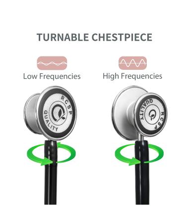 Stethoscope for Doctors & Nurses - Lightweight Dual Head Silver Coated with Flexible Tube & Soft Ear Knobs - Buy Online on SooperMarket.com