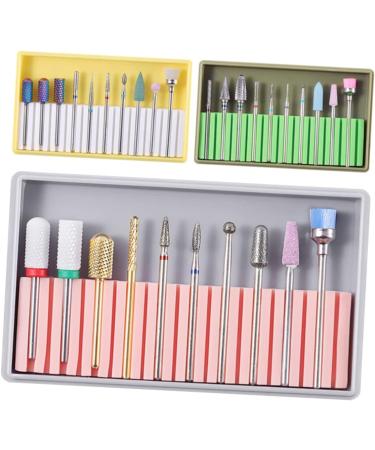 Beavorty 2 Sets nails kits Manicure sand tool nail file electric nail file bits Diamond Nail Bit tungsten carbide nail drill Nail Art supplies nail bits nail drill bits pedicure suite 5x1cmx2pcs Greenx2pcs - Buy Online on SooperMarket.com