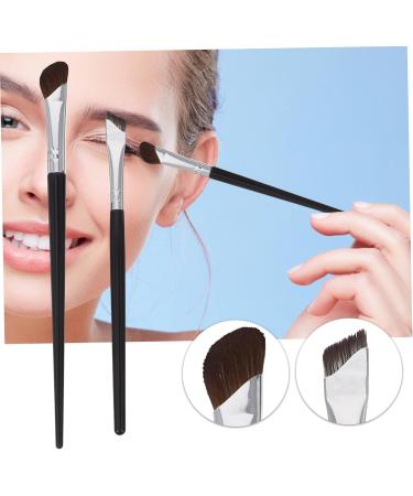 BELLIFFY 4 Pcs Angled Eyeliner Brush Eyeshadow Brush Angled Makeup Brush Small Concealer Brush Flat Concealer Brush Nose Contour Brush Brow Brush Under Eye Concealer Brush Cosmetic Brush - Buy Online on SooperMarket.com